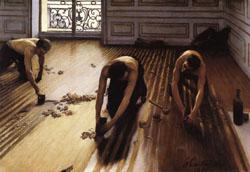 Gustave Caillebotte The Floor-Scrapers Sweden oil painting art